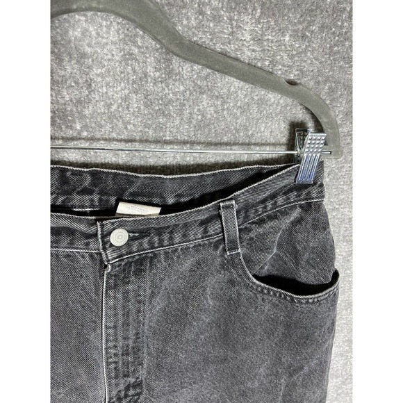 Gitano High Waist Mom Jeans Womens Size 16 Short Relaxed‎ Fit Faded Black Denim - Picture 10 of 14